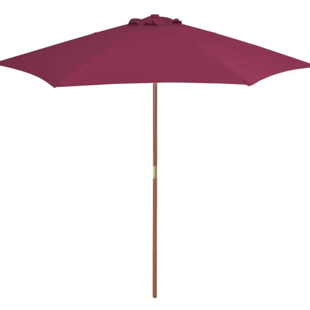 Discount FinePRICE Aurinkovarjo puurunko 270 cm viininpunainen