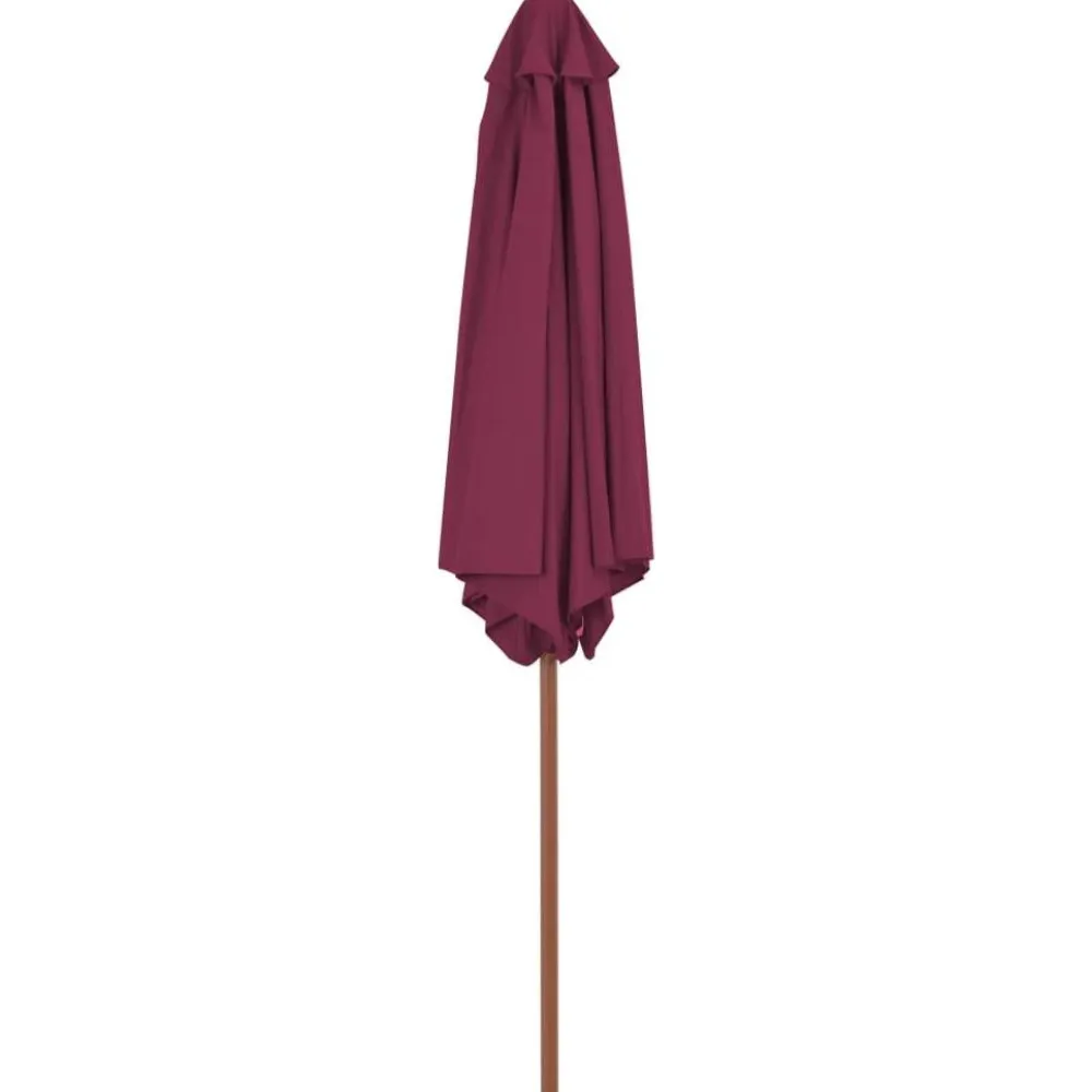 Discount FinePRICE Aurinkovarjo puurunko 270 cm viininpunainen