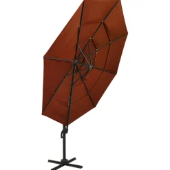 Hot FinePRICE Aurinkovarjo 4-tasoinen, alumiinitangolla, 3x3m, eri värejä