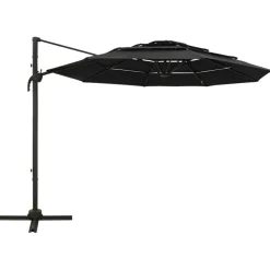 Hot FinePRICE Aurinkovarjo 4-tasoinen, alumiinitangolla, 3x3m, eri värejä