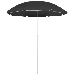 Outlet FinePRICE Aurinkovarjo terästanko 180 cm sininen
