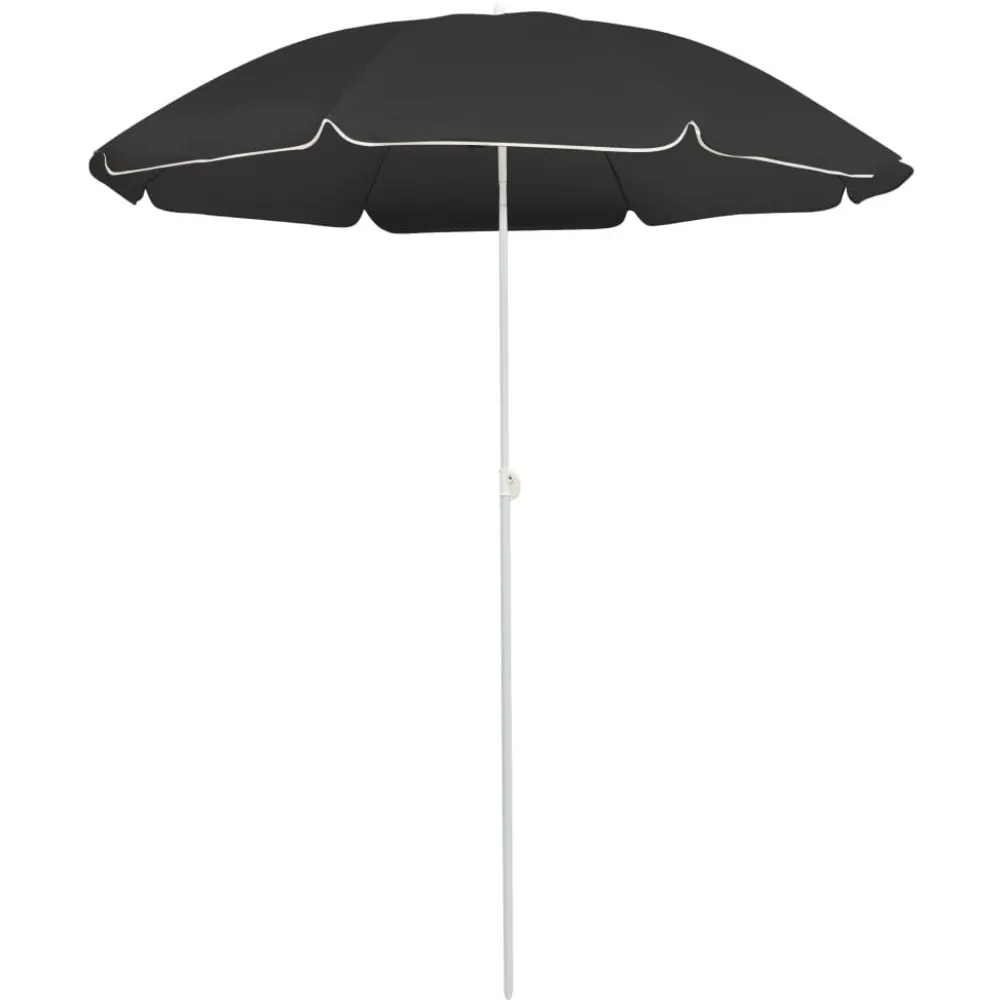 Outlet FinePRICE Aurinkovarjo terästanko 180 cm sininen