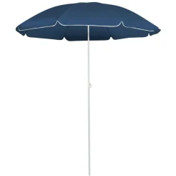Outlet FinePRICE Aurinkovarjo terästanko 180 cm sininen