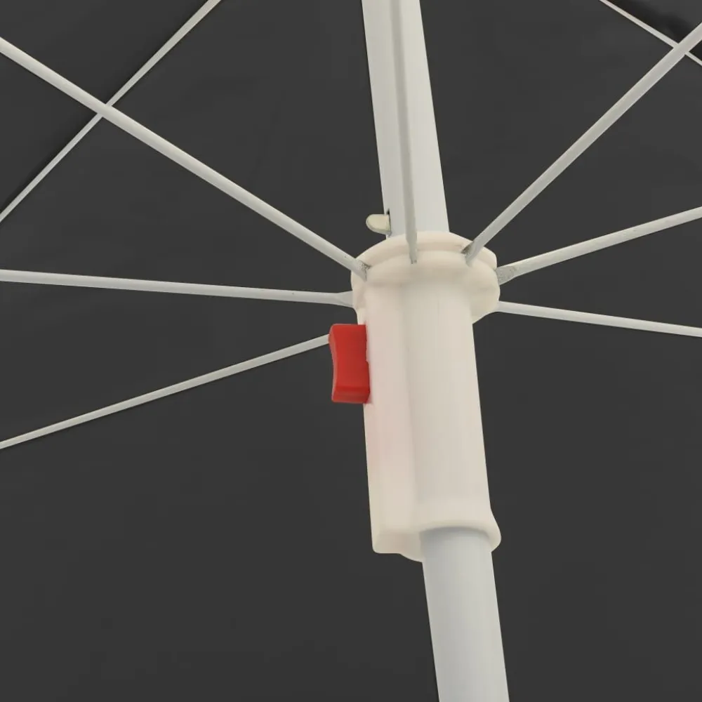 Outlet FinePRICE Aurinkovarjo terästanko 180 cm sininen