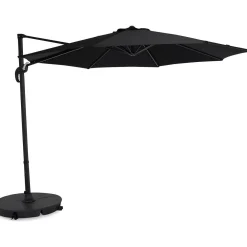 Clearance Comfort Garden Aurinkovarjo Vienna Ø300 cm musta/musta
