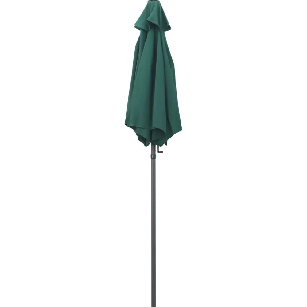 Outlet FinePRICE Aurinkovarjo 200x211 cm alumiini vihreä