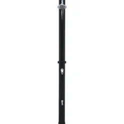 Online FinePRICE Aurinkovoimasuihku 220 cm 20 l musta