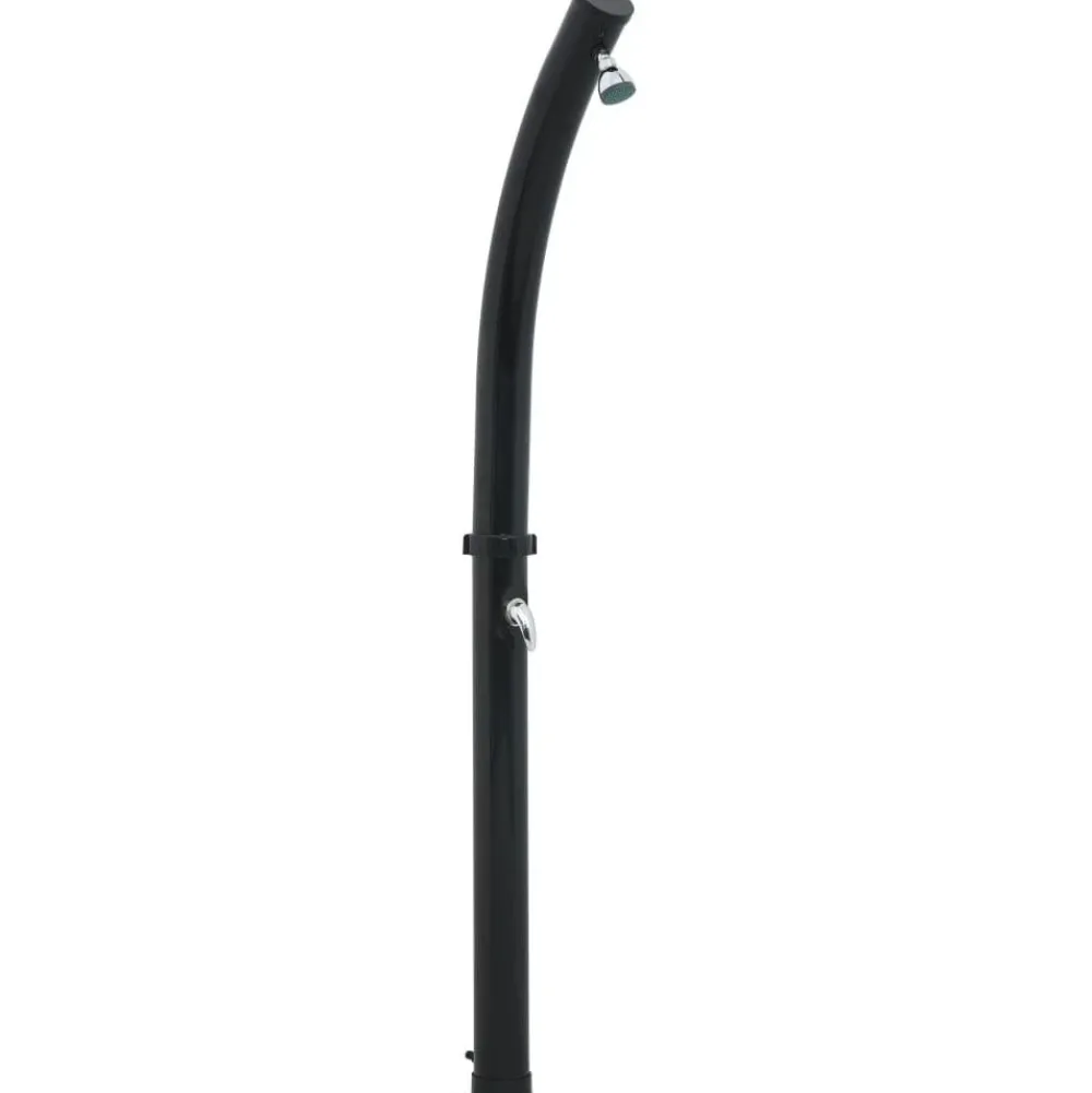 FinePRICE Aurinkovoimasuihku 214 cm 20 l musta