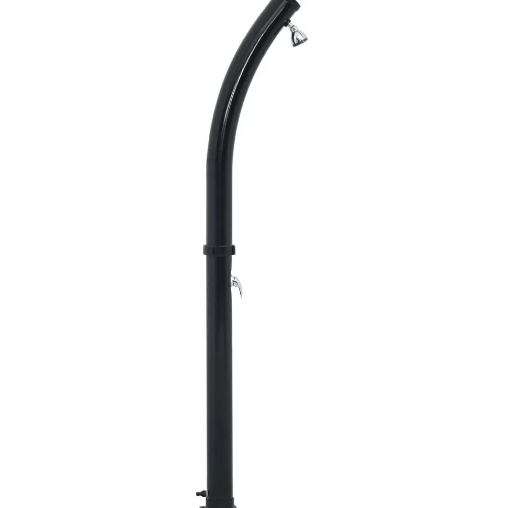 FinePRICE Aurinkovoimasuihku 214 cm 20 l musta