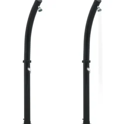 FinePRICE Aurinkovoimasuihku 214 cm 20 l musta
