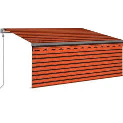 Best FinePRICE Automaattimarkiisi verhoLED/tuulisensori 3x2,5 m sininen/valkoinen