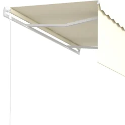 Sale FinePRICE Automaattisesti kelattava markiisi verhoilla 3x2,5 m sinivalk.