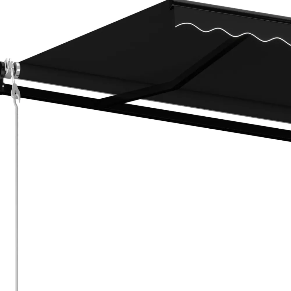 New FinePRICE Automaattisesti sisäänkelattava markiisi 350x250 cm kerma
