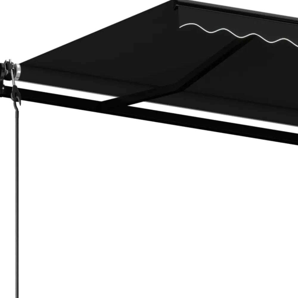 New FinePRICE Automaattisesti sisäänkelattava markiisi 350x250 cm kerma