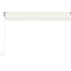 FinePRICE Automaattisesti sisäänkelattava markiisi 300x250cm sinivalk.