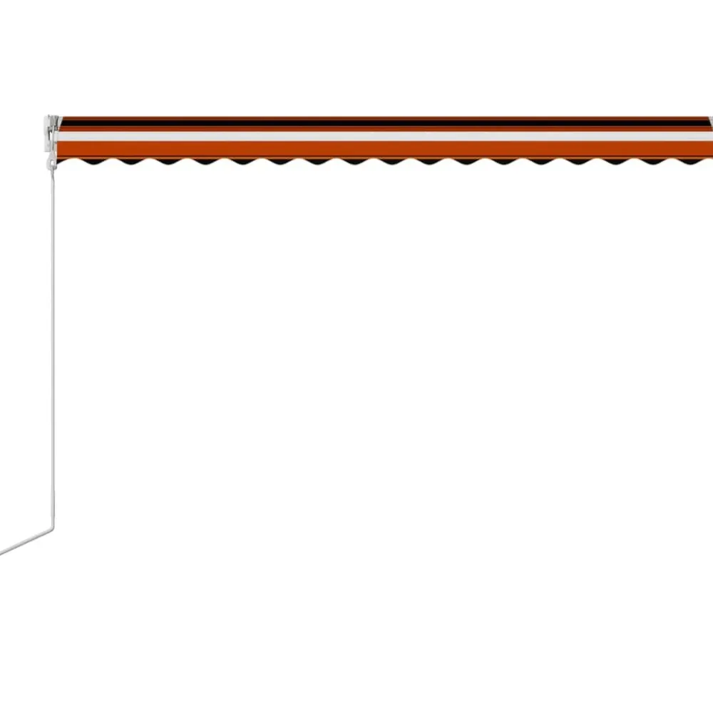 FinePRICE Automaattisesti sisäänkelattava markiisi 300x250cm sinivalk.