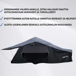 Trekker Auton kattoteltta Cabin L, eri värejä