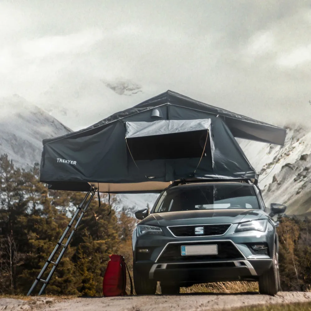 Trekker Auton kattoteltta Cabin L, eri värejä