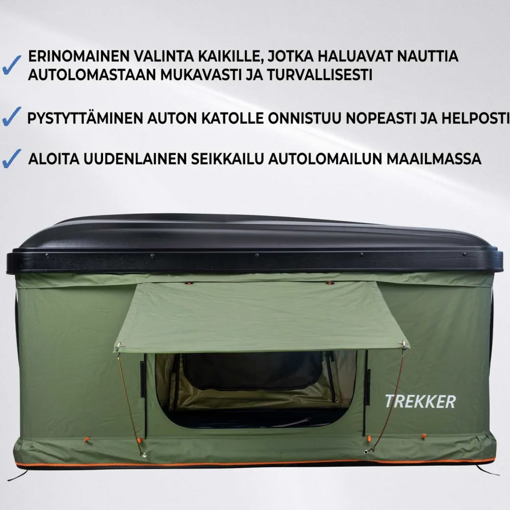 Best Trekker Auton kattoteltta Hut M, eri värejä