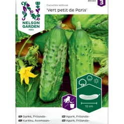 Best Nelson Garden Avomaankurkku Vert petit de Paris, siemenet