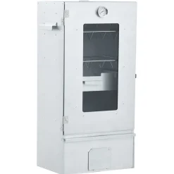 Outlet FinePRICE BBQ-uunisavustin ja 1 kg puulastuja 44,5 x 29 x 83 cm