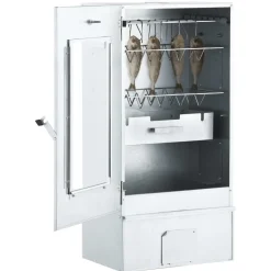 Outlet FinePRICE BBQ-uunisavustin ja 1 kg puulastuja 44,5 x 29 x 83 cm