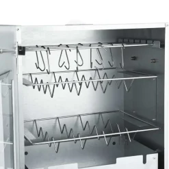 Outlet FinePRICE BBQ-uunisavustin ja 1 kg puulastuja 44,5 x 29 x 83 cm