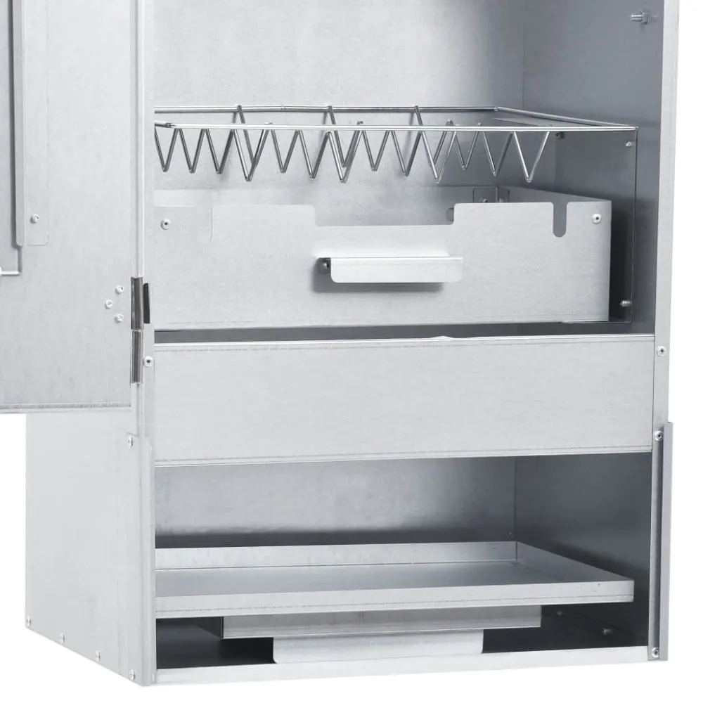 Outlet FinePRICE BBQ-uunisavustin ja 1 kg puulastuja 44,5 x 29 x 83 cm