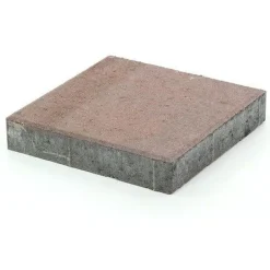 New Rudus Betonilaatta 298x298x50 mm sileä punamusta