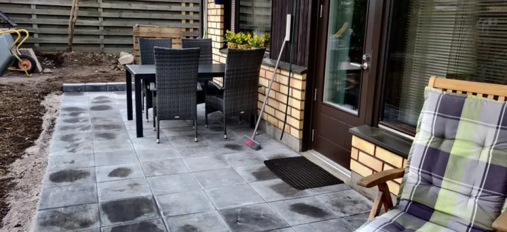 Sale Rudus Betonilaatta 398x398x50 mm sileä mustaharmaa