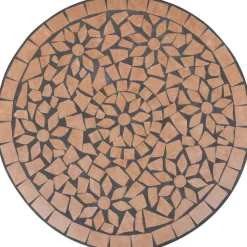 Best FinePRICE Bistropöytä 60 cm terrakotta mosaiikki