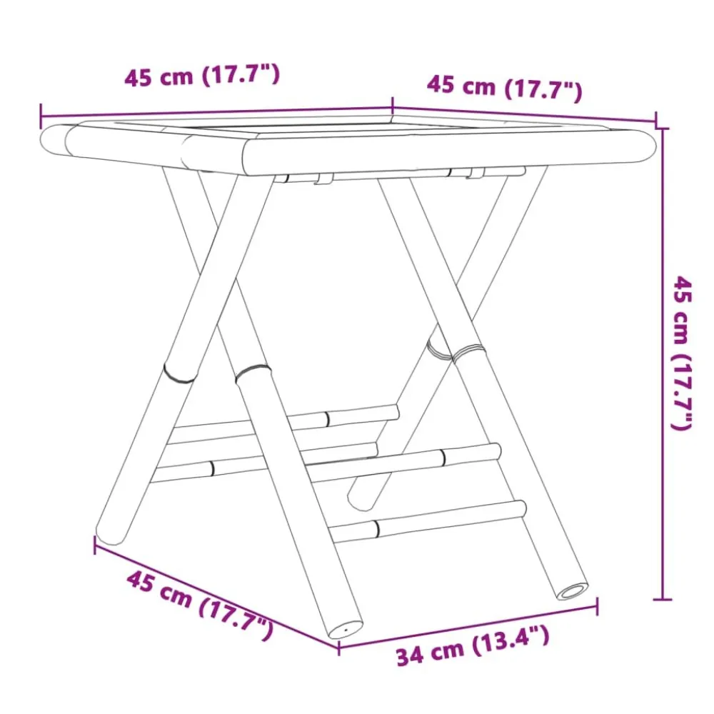 New FinePRICE Bistrosarja 3-osainen bambu (78524)
