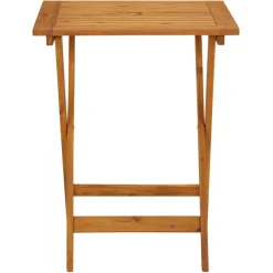 Clearance FinePRICE Bistrosarja 3-osainen musta polypropeeni ja täysi akasiapuu (81745)