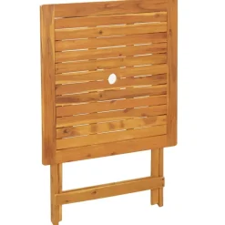 Clearance FinePRICE Bistrosarja 3-osainen musta polypropeeni ja täysi akasiapuu (81745)