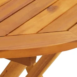 Clearance FinePRICE Bistrosarja 3-osainen musta polypropeeni ja täysi akasiapuu (81745)