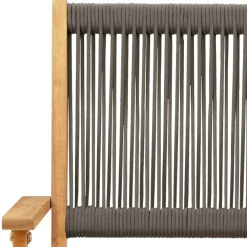 Hot FinePRICE Bistrosarja 3-osainen musta polypropeeni ja täysi akasiapuu (81793)