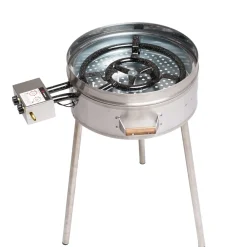 GrillSymbol Cataplanasetti PRO-545 inox CAT Ø54 cm kaasupoltin, säädinletkusetti