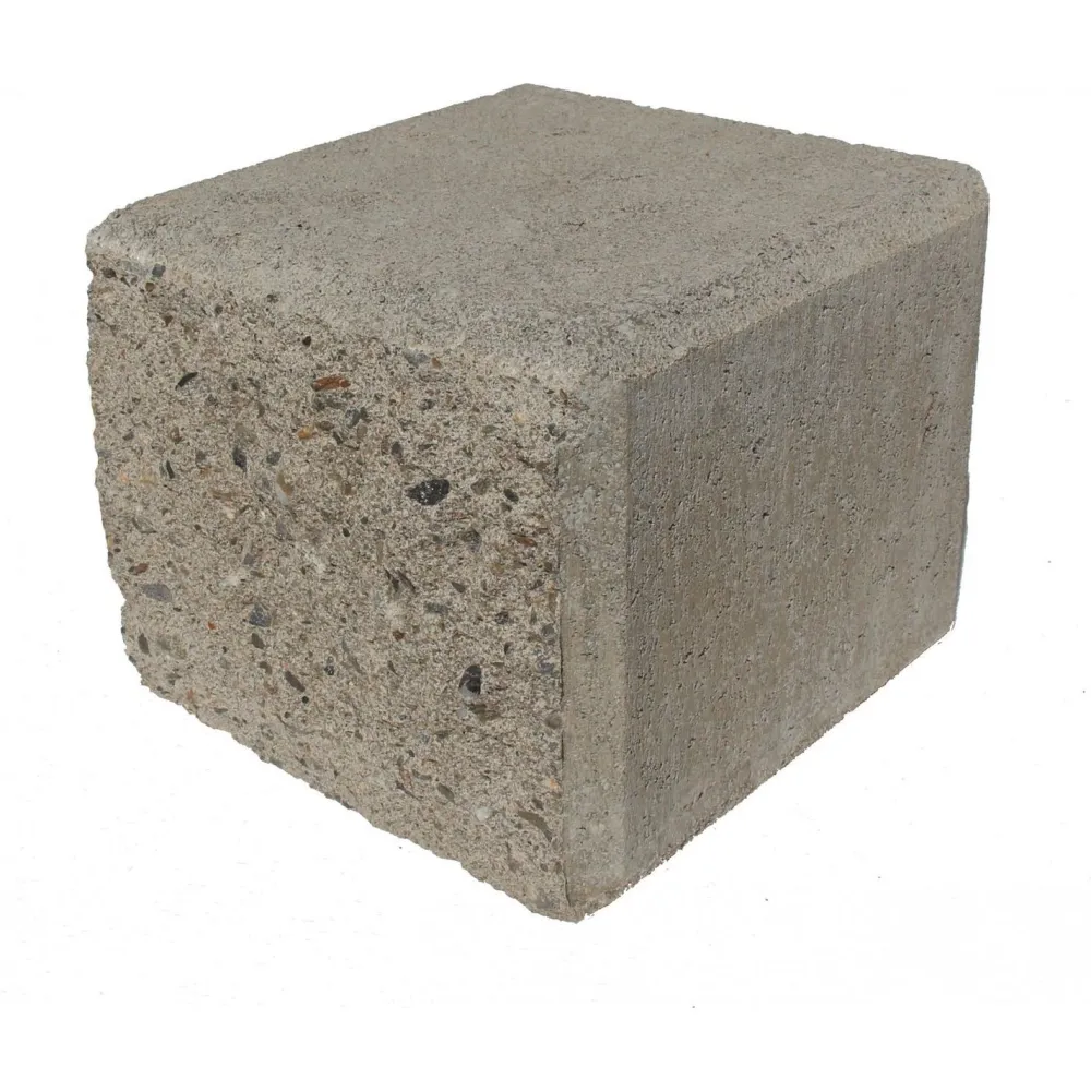 Best Lakka Rakennustuotteet Citymuurikivi Lakka lohko/sileä puolikas, harmaa 180x180x150mm