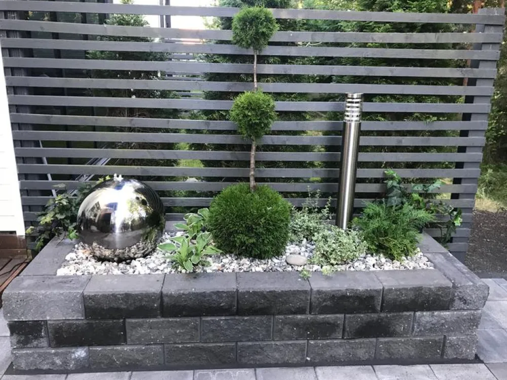Best Lakka Rakennustuotteet Citymuurikivi Lakka lohko/sileä kulma, musta 360x180x150mm