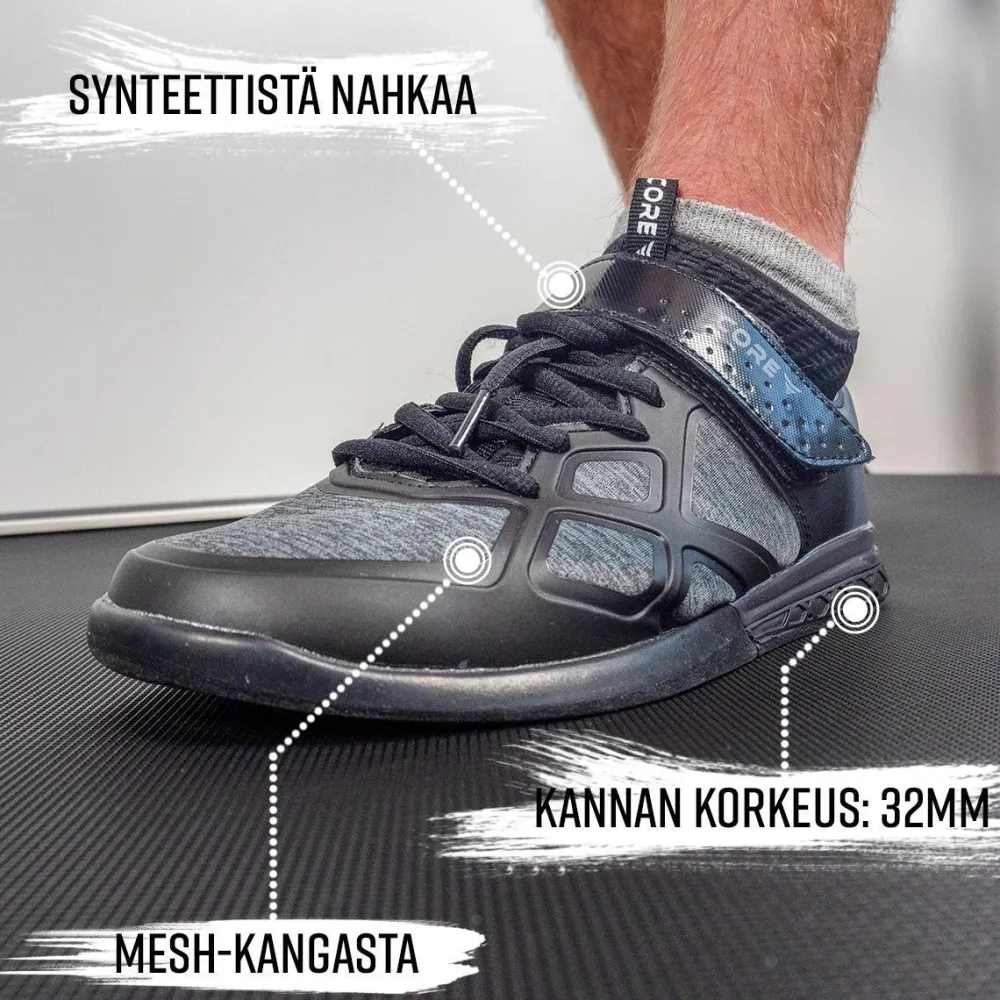 Sale Core Crossfit-kengät , musta, eri kokoja