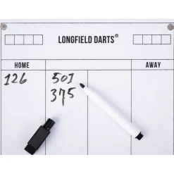 Best Longfield Darts-setti , taulu, kaappi ja tikat, musta