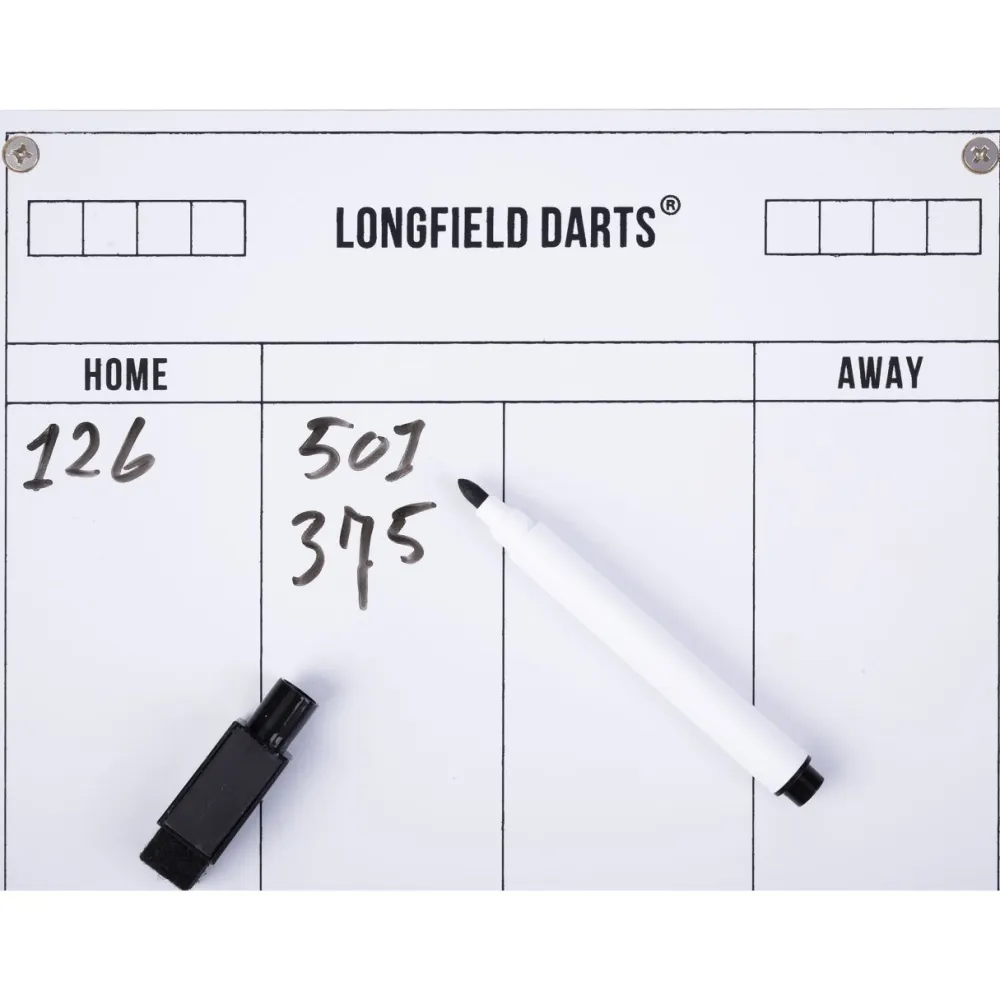 Best Longfield Darts-setti , taulu, kaappi ja tikat, musta