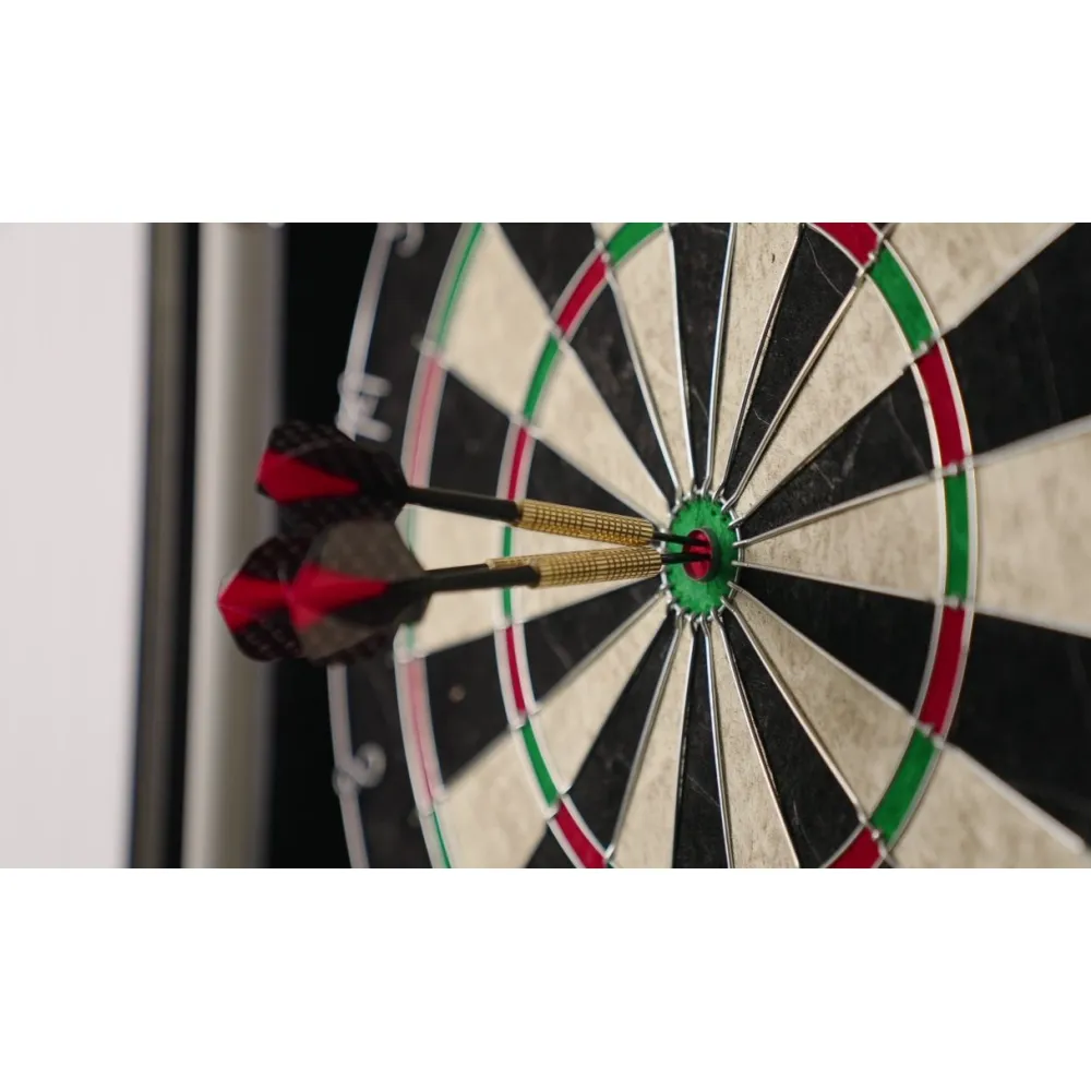 Best Longfield Darts-setti , taulu, kaappi ja tikat, musta