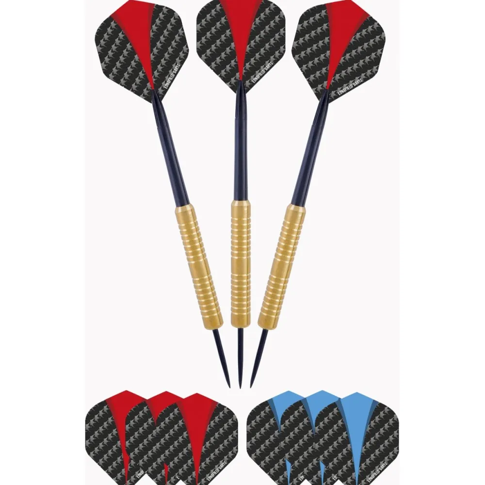 Best Longfield Darts-setti , taulu, kaappi ja tikat, musta