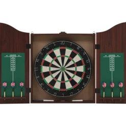 Online FinePRICE Darts-taulu kaapilla ja 6 tikkaa, sisal