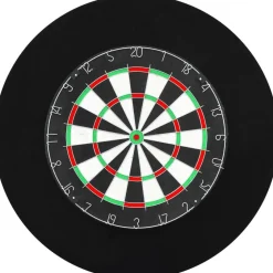 New FinePRICE Darts-taulu reunuksella ja 6 tikkaa, sisal