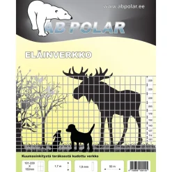 Hot AB Polar Eläinverkko Zn 1,7x50 m muuttuva silmäkoko