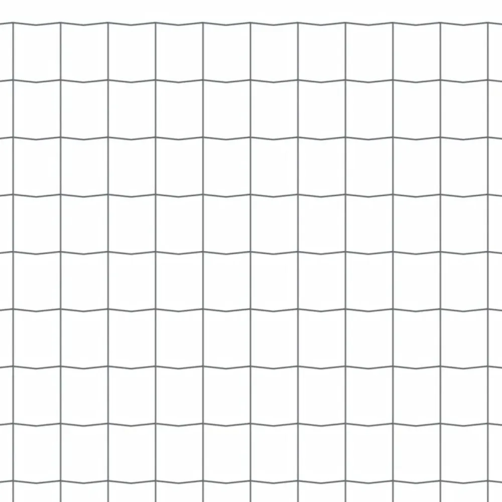 Discount FinePRICE Euro-aita, teräs, 10x1,2 m, harmaa, silmäkoko 100 x 100 mm