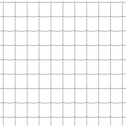 Discount FinePRICE Euro-aita, teräs, 25x1 m, harmaa, silmäkoko 100 x 100 mm