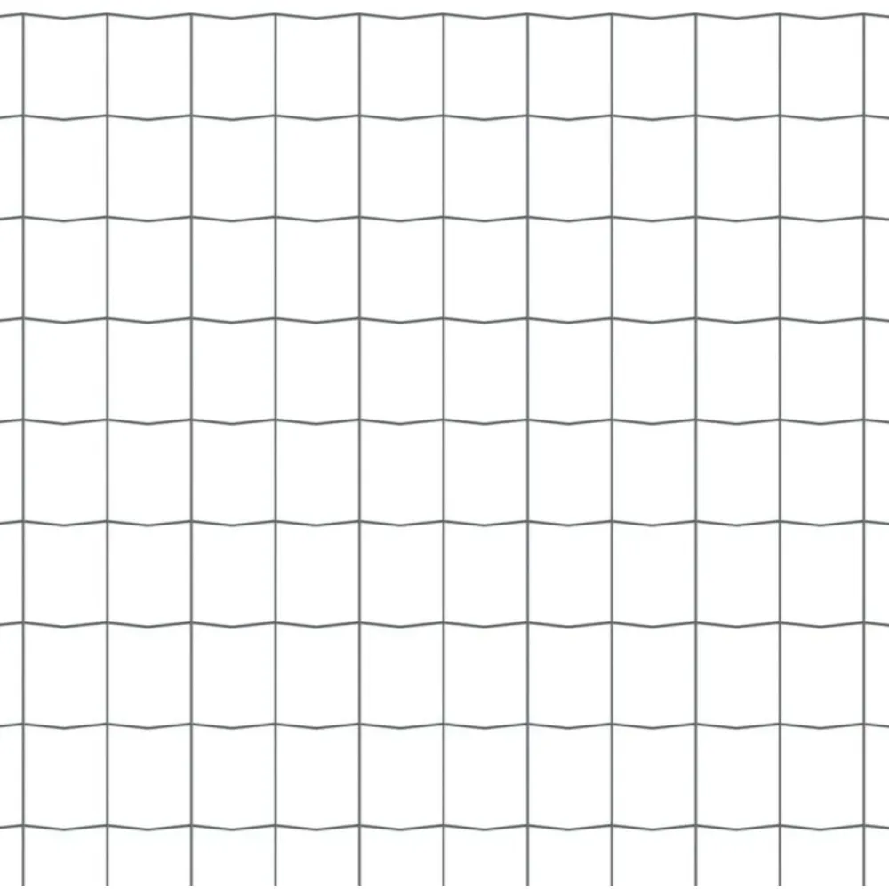 New FinePRICE Euro-aita, teräs, 25x1,2 m, harmaa, silmäkoko 100 x 100 mm